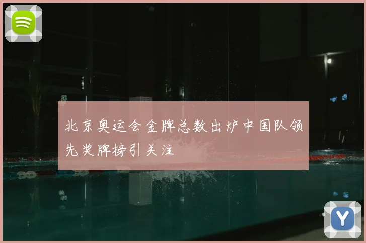 北京奥运会金牌总数出炉中国队领先奖牌榜引关注